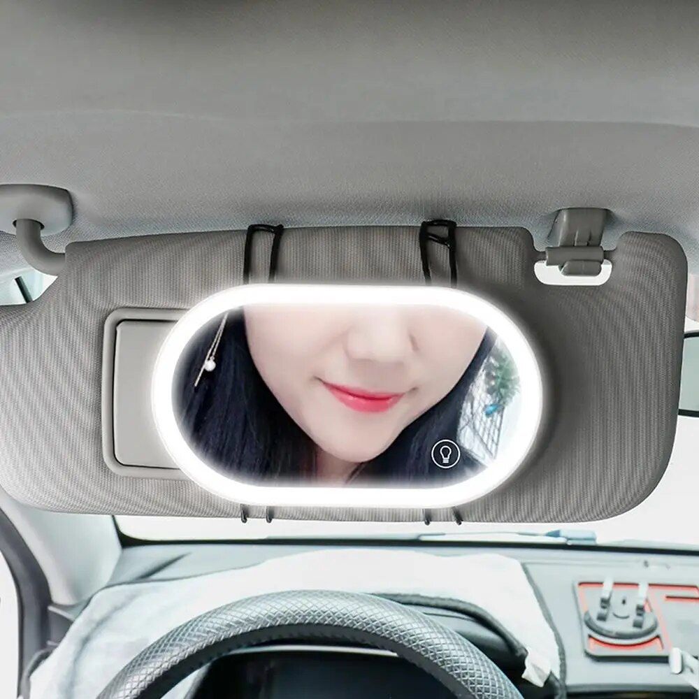 LED Touchscreen Car Vanity Mirror