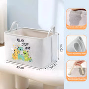 folding linen storage basket, view 4 - MRSLM