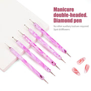 5 pcs nail art dotting pen set, view 3 - MRSLM