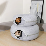 Donut cat bed and tunnel, view 11 - MRSLM