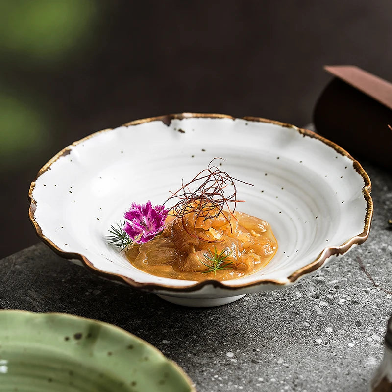 ceramic flower bowl, view 8 - MRSLM