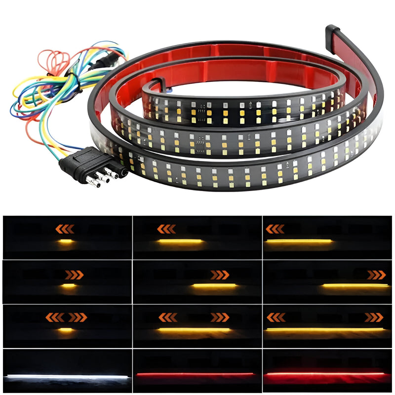 12V LED tailgate light strip for trucks, view 5 - MRSLM