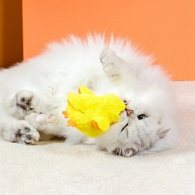electric duck toy for cats, view 5 - MRSLM