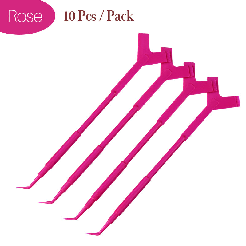 10 Stück/Packung Y-förmiger Wimpernpicker für professionelle Wimpernverlängerungen