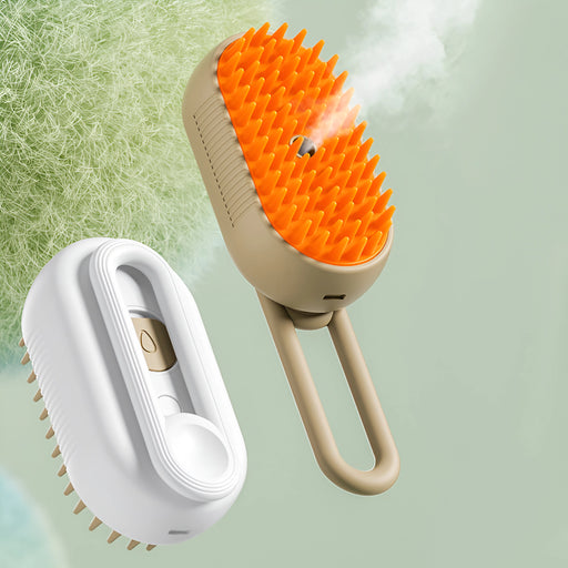 pet electric steam hair brush - MRSLM