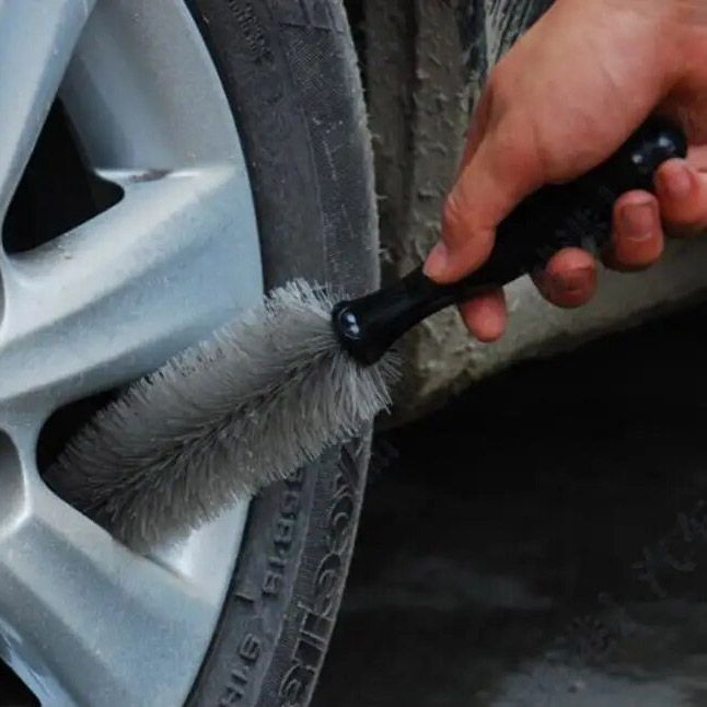 Car Tyre Rim Cleaning Brush Deep-Clean Hand Tool