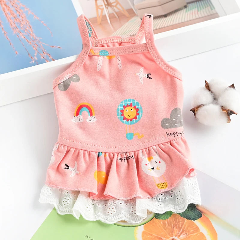 summer pet dress for small dogs and cats, view 2 - MRSLM