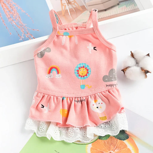 summer pet dress for small dogs and cats, view 2 - MRSLM