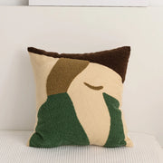 abstract embroidery cushion cover, view 2 - MRSLM