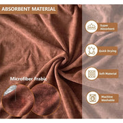Microfiber dog bathrobe towel, view 12 - MRSLM