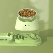 automatic pet water dispenser and slow food bowl, view 9 - MRSLM