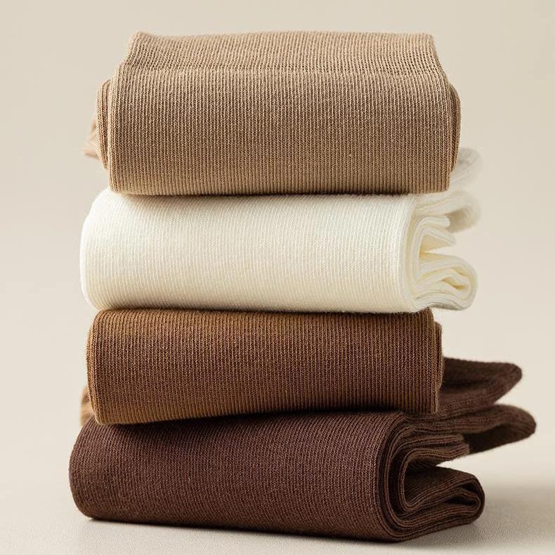 4 Paar lockere Damen-Baumwollsocken