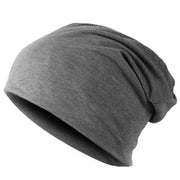 Men's solid color cotton beanie, view 7 - MRSLM