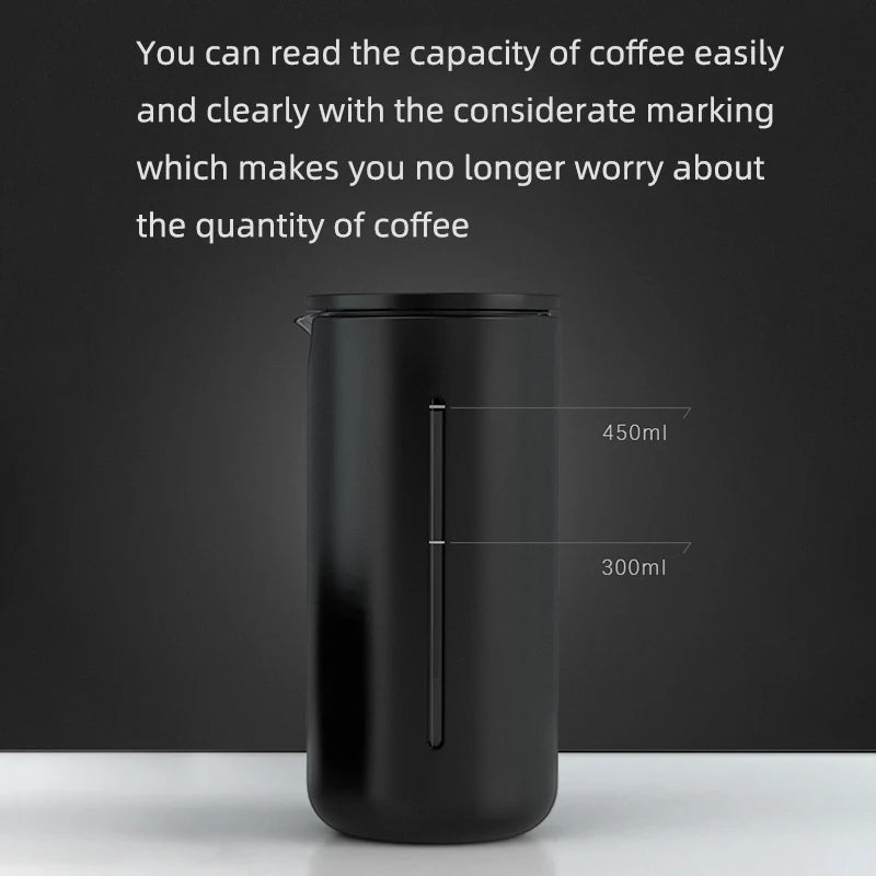 french press coffee maker, view 9 - MRSLM