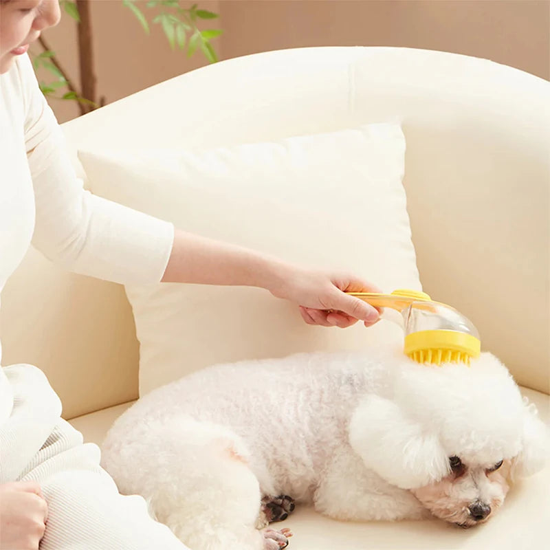 silicone dog bath brush, view 12 - MRSLM