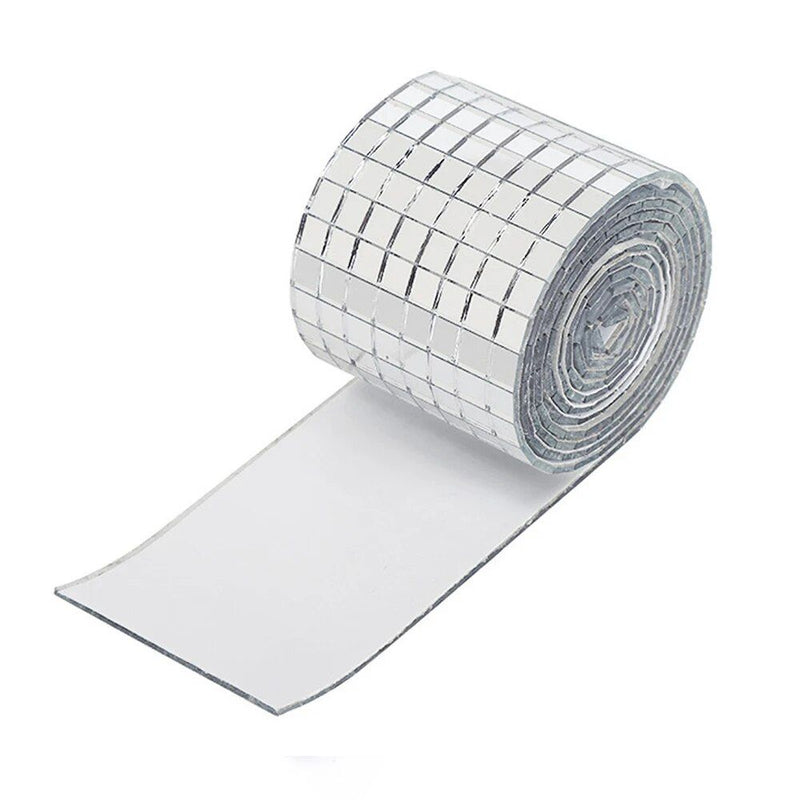 self-adhesive glass mirror mosaic tiles, view 3 - MRSLM