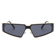 Flat top rectangle sunglasses, view 8 - MRSLM