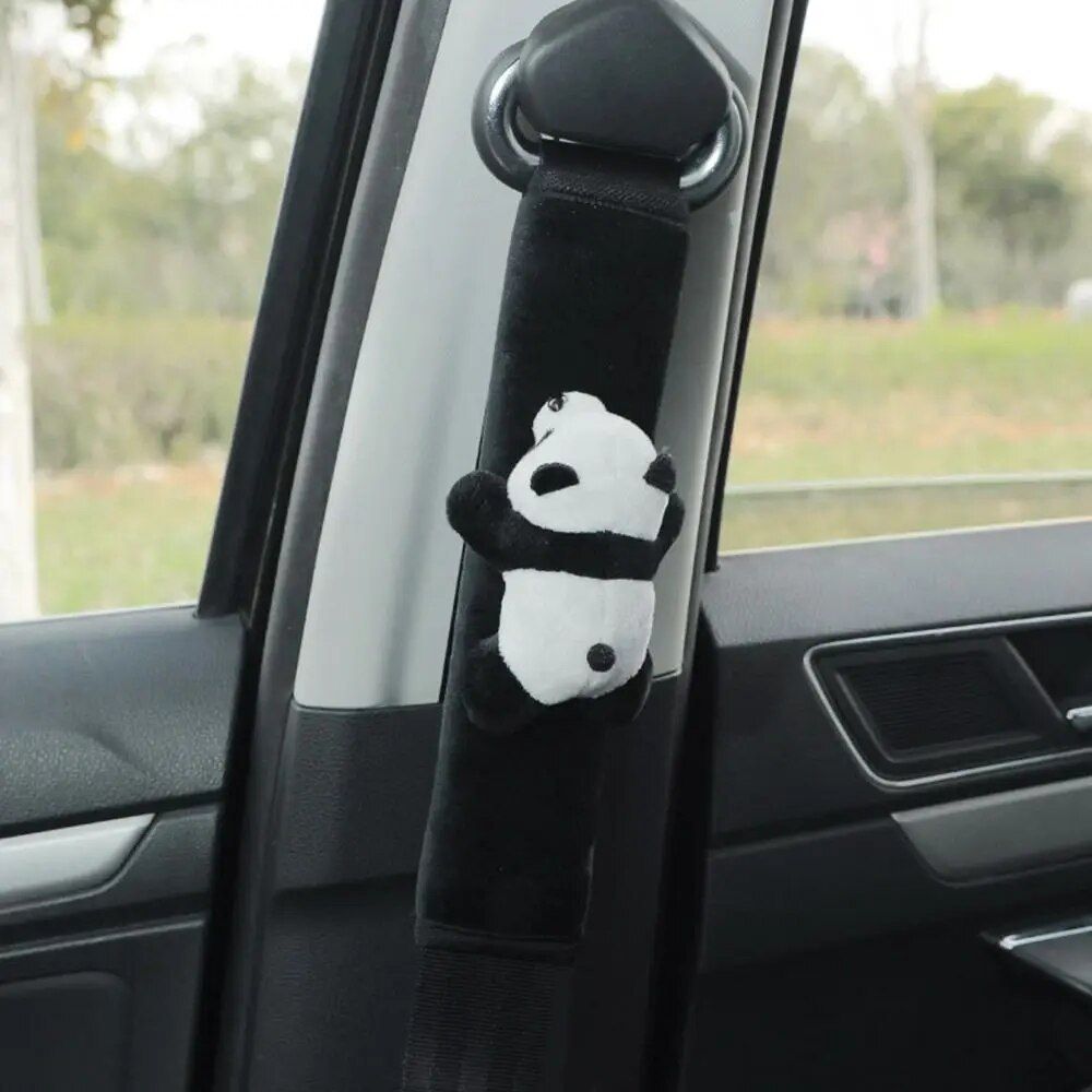 Adjustable Panda Seat Belt Shoulder Pad