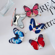 compact folding butterfly makeup mirror, view 8 - MRSLM
