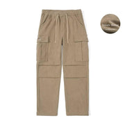 oversize fleece lined corduroy cargo pants - MRSLM