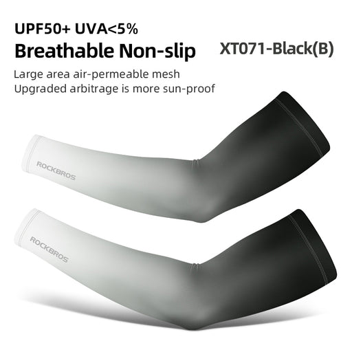 ice silk cycling arm sleeves, view 2 - MRSLM