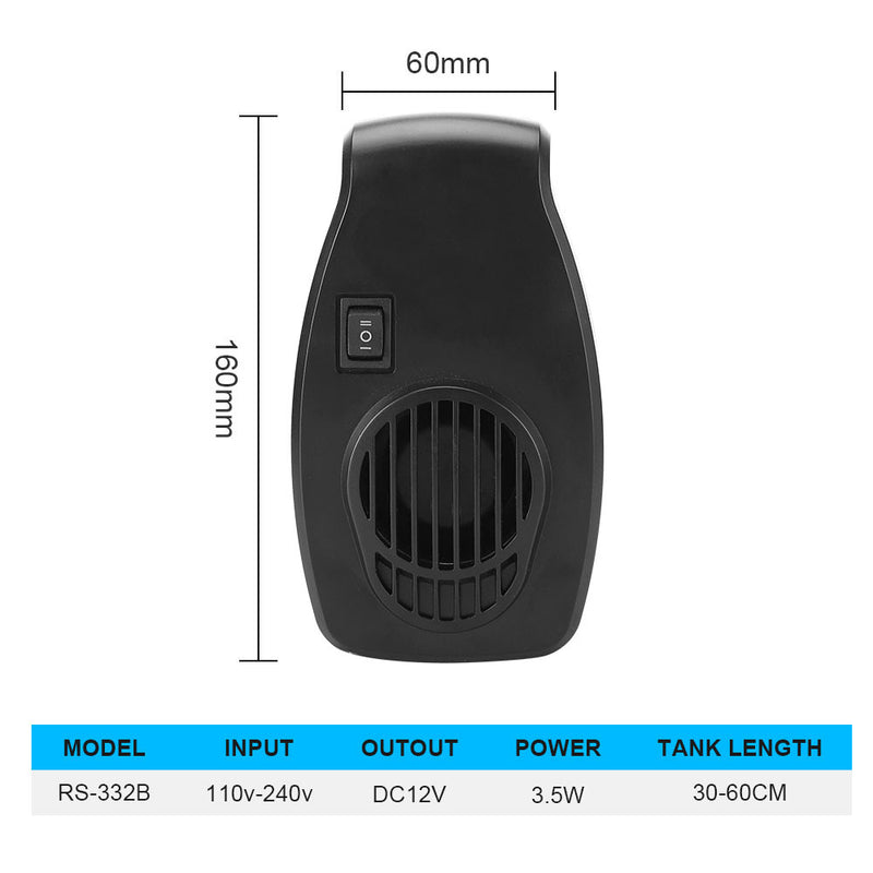 aquarium cooling fan, view 3 - MRSLM