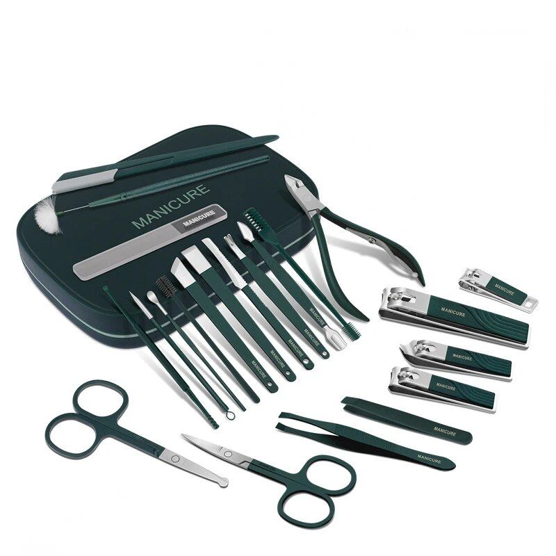 stainless steel nail care set, view 8 - MRSLM