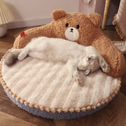 bear shaped cozy pet bed - MRSLM
