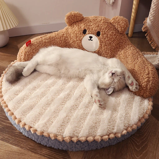 bear shaped cozy pet bed - MRSLM