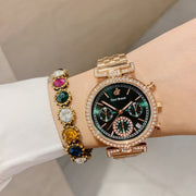 women's rose gold calendar watch, view 7 - MRSLM