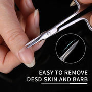 stainless steel cuticle nippers and trimmer, view 4 - MRSLM