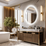led backlit round vanity mirror, view 4 - MRSLM
