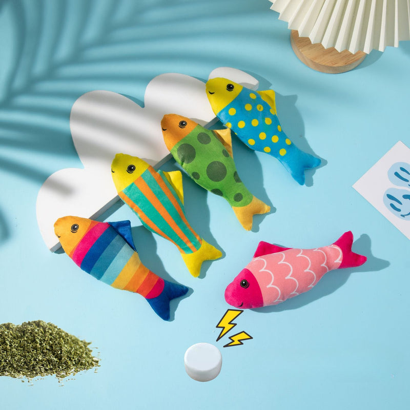 catnip-infused fish toy, view 8 - MRSLM
