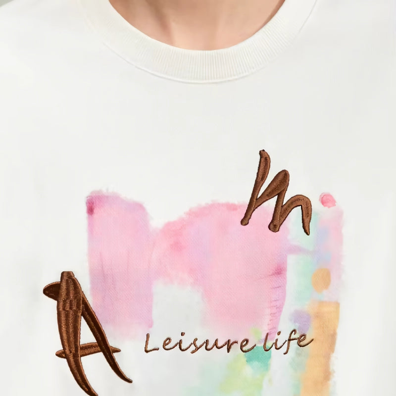 Women's college style sweatshirt, view 8 - MRSLM
