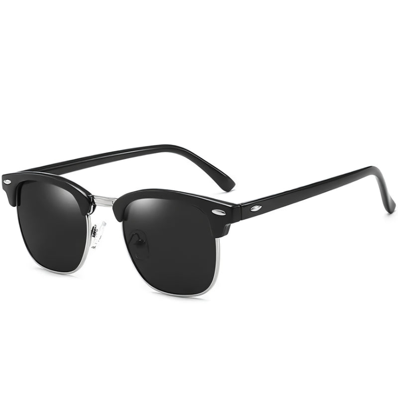 uv protection oval frame sunglasses, view 3 - MRSLM