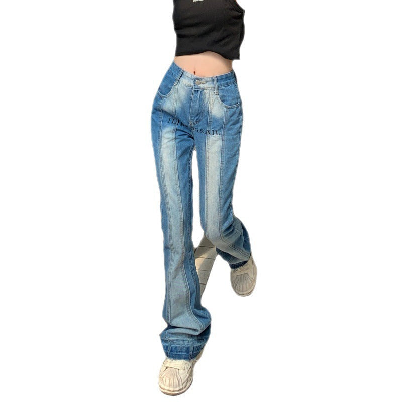 retro gradient jeans, view 9 - MRSLM