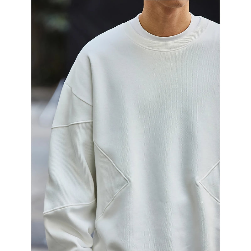 Patchwork-Sweatshirt für Herren, Frühling/Herbst