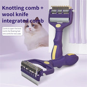 Dog grooming brush, view 3 - MRSLM