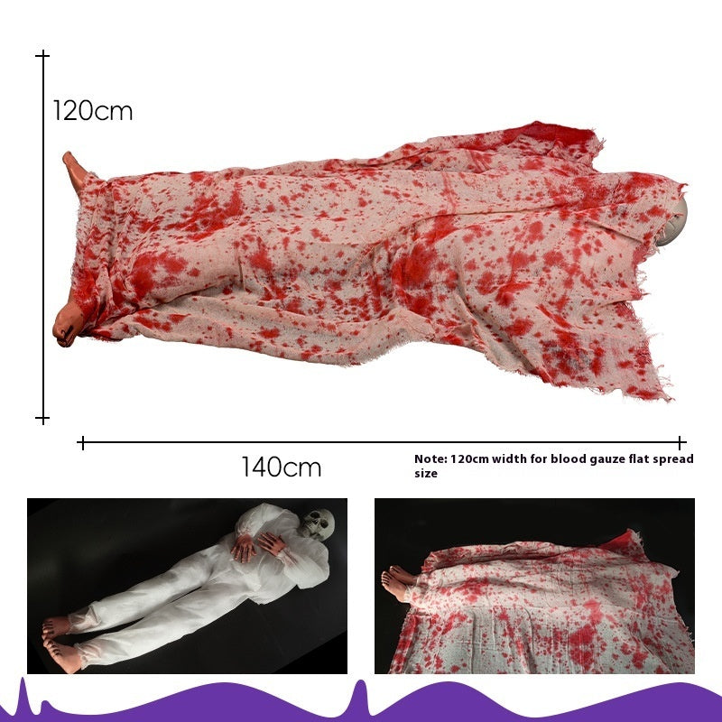 glowing corpse Halloween prop, view 3 - MRSLM