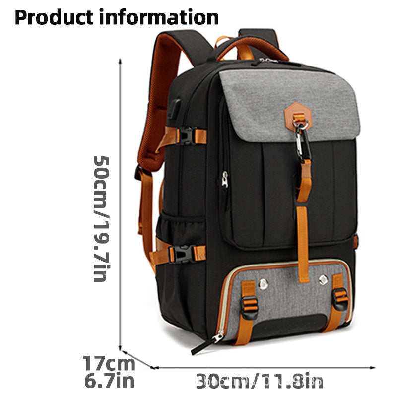 Mochila de lazer e viagens com grande capacidade de 70 litros