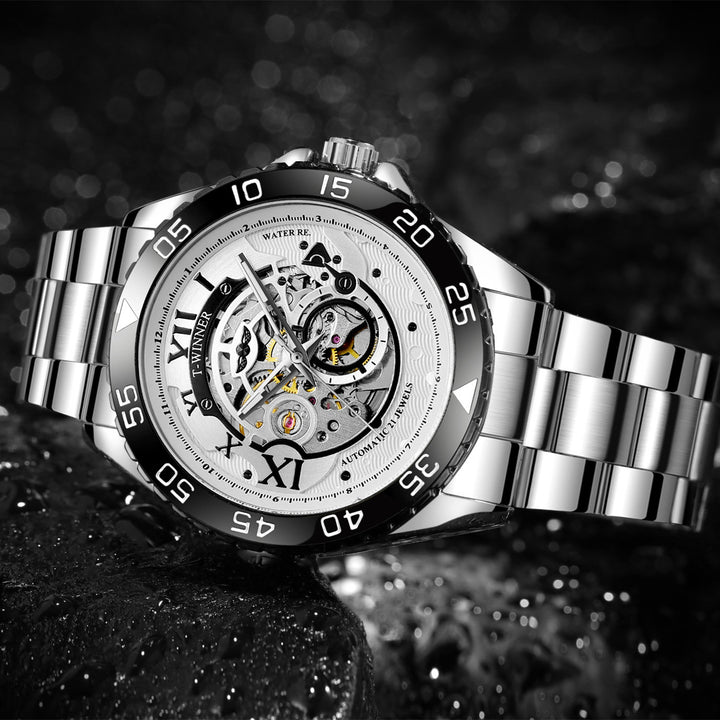 Steel Band Business Men's Automatic Mechanical Watch