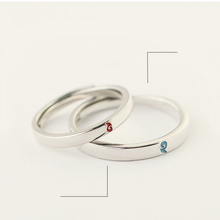 S925 Sterling Silver Ring Couple