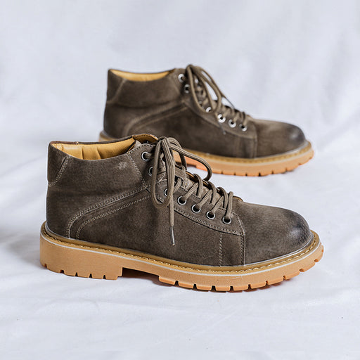 men's suede ankle boots, view 2 - MRSLM