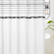 Bohemian print waterproof shower curtain, view 2 - MRSLM
