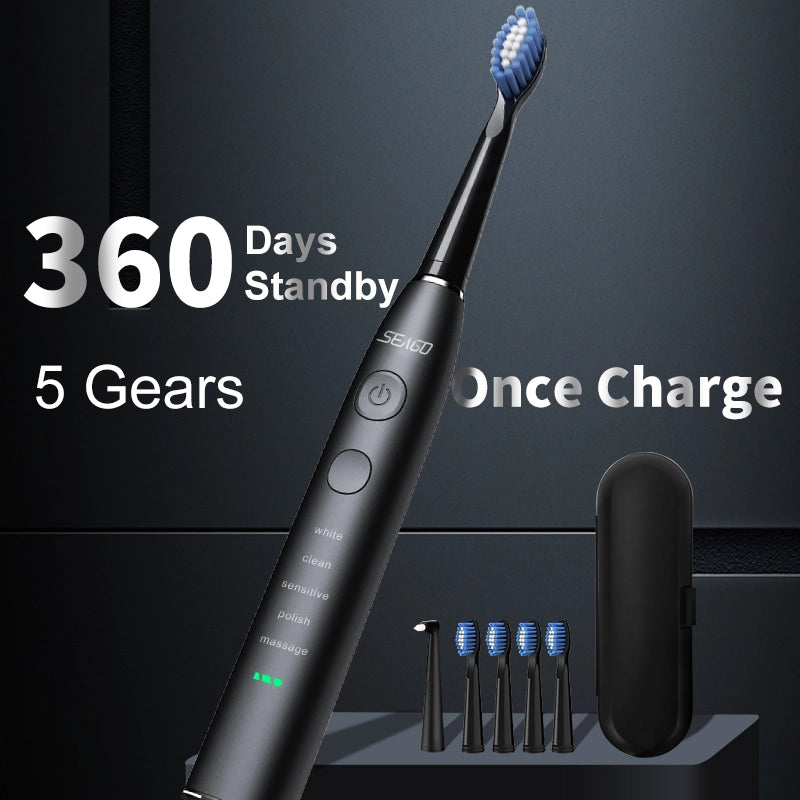 electric sonic toothbrush, view 8 - MRSLM