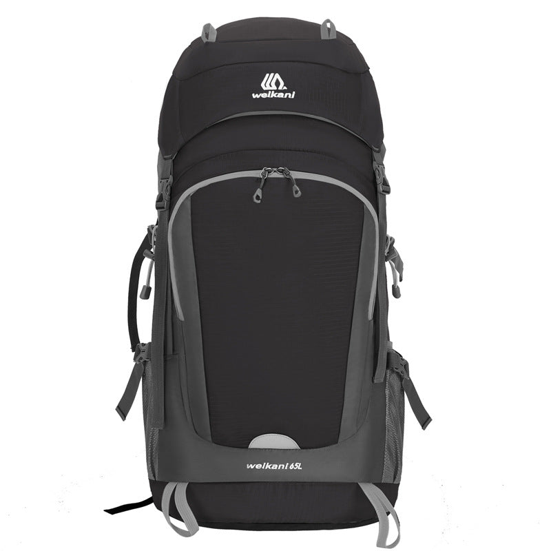 Mochila esportiva de viagem de grande capacidade com blocos de cores