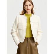 vintage woolen short coat, view 2 - MRSLM