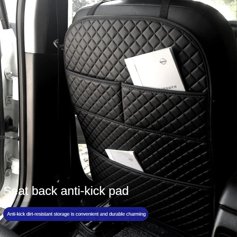 car seat back protector with organizer, view 5 - MRSLM