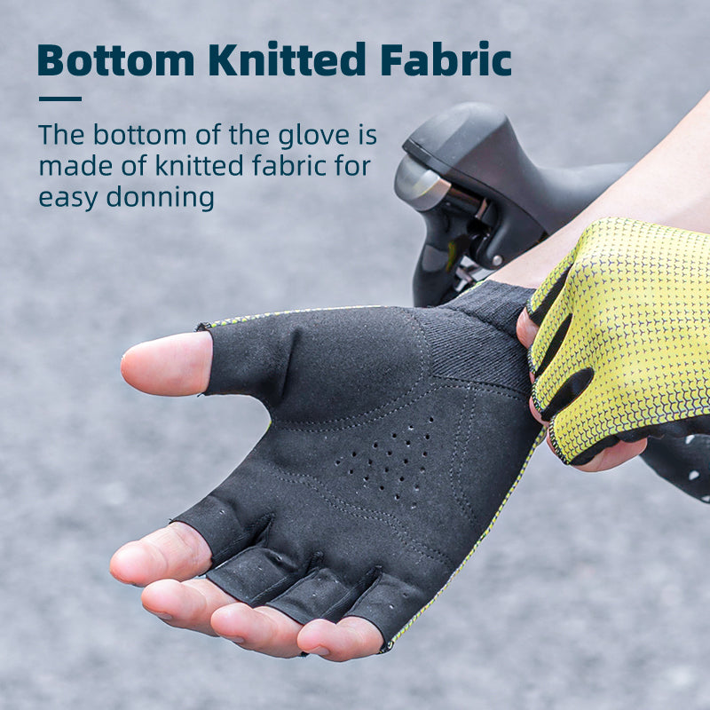 half-finger cycling gloves, view 5 - MRSLM