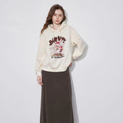 women's rabbit print hooded pullover - MRSLM